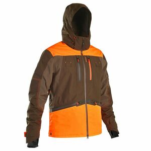 Jachetă Impermeabilă 900 FLUO Maro bărbați imagine