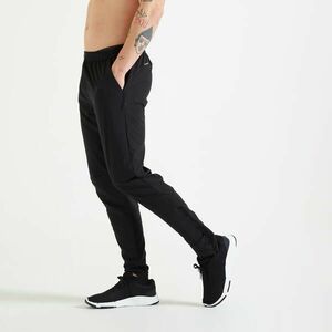 Pantalon de trening Slim 900 Fitness cardio Negru Bărbați imagine