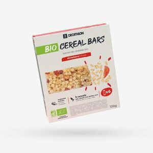 Baton cereale Bio cu Căpșuni 6 x 21 g imagine