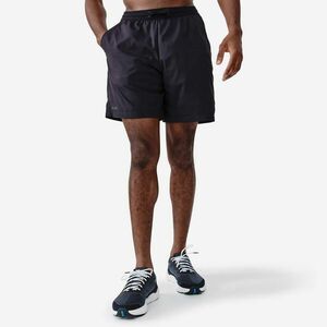 Șort respirant Alergare Jogging Run Dry+ Negru Bărbați imagine