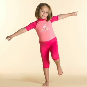Combinezon de înot anti-UV Imprimeu Roz Bebe/Copii imagine