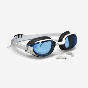 Ochelari de înot BFIT Mărime unică Lentile colorate Alb-Albastru imagine