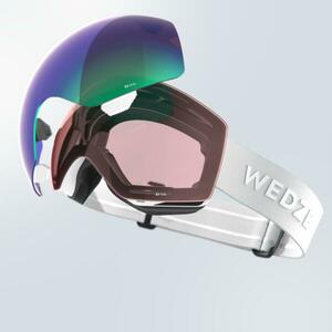 Ochelari de schi/snowboard G 900 Orice Vreme Alb Copii/Adulți imagine