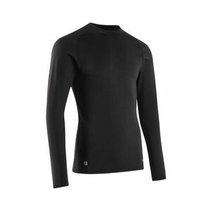 Bluză termică Fotbal Keepcomfort 100 Negru Adulți imagine