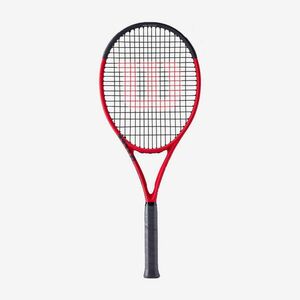 Rachetă Tenis WILSON CLASH 100 V2 295g Negru-Roșu Adulți imagine
