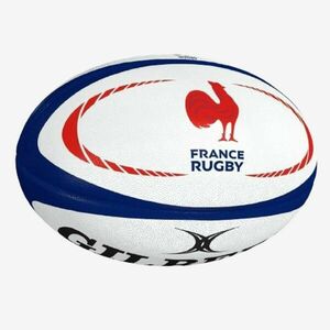 Minge Rugby Gilbert Replica France Mărimea 5 alb-albastru-roșu imagine