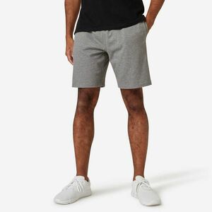 Pantalon scurt Regular 500 Fitness Essentials Gri Bărbaţi imagine