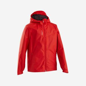 Jachetă Protecție Ploaie Fotbal T500 Roșu Copii imagine