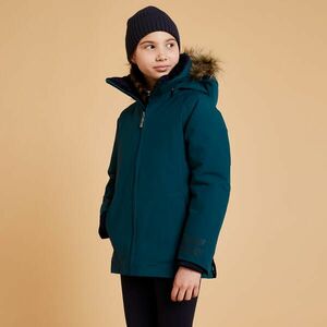 Jachetă Parka 500 WARM echitație Impermeabilă Călduroasă verde Copii imagine