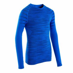 Bluză termică Fotbal Keepdry 500 Albastru Copii imagine