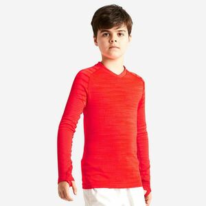 Bluză termică Fotbal Keepdry 500 Portocaliu Copii imagine