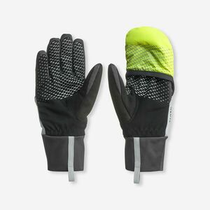 Mănuși impermeabile schi de tură 2 în 1 Gri-Galben imagine