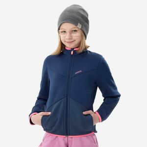 Jachetă interioară cu fermoar schi/snowboard 500 Albastru Copii imagine