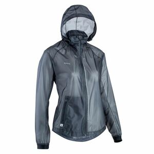Jachetă Protecție ploaie Fotbal Negru Damă imagine
