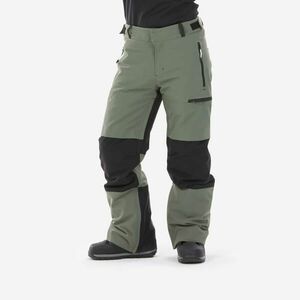 Pantalon Impermeabil Snowboard SNB500 Kaki Bărbați imagine