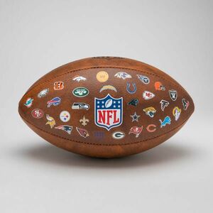 Minge fotbal american NFL 32 TEAMS Super Bowl Mărime oficială Maro Adulți imagine