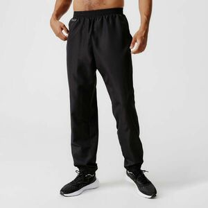 Pantalon respirant alergare jogging Dry 100 Negru Bărbați imagine
