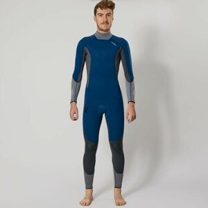 Combinezon scufundări neopren 3mm - SCD 900 Albastru și Gri Bărbați imagine