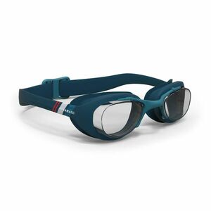 Ochelari de înot XBase Mărme unică Lentile transparente Albastru-alb-roșu imagine