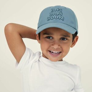 Şapcă reglabilă Baby gym 500 Albastru Băieți imagine