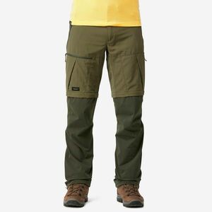 Pantalon Modulabil Rezistent Trekking la munte MT500 Kaki Bărbați imagine