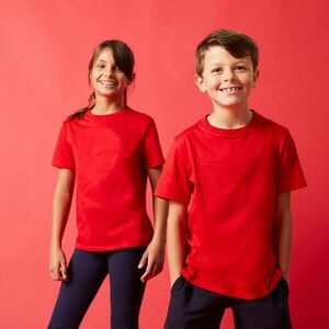 Tricou bumbac Educație fizică Essentiel Roșu Copii imagine