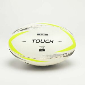Minge Rugby R500 Touch Wet Grip Mărimea 4 Alb imagine