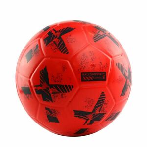 Minge Fotbal Ballground 500 Mărimea 4 Roșu-Negru imagine