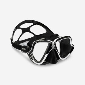 Mască scufundări - MARES X-Vision Mid 2.0 Negru Adulți imagine