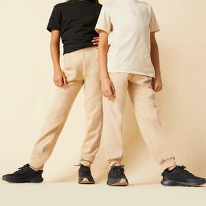 Pantalon de trening călduros Educație fizică Bej Copii imagine