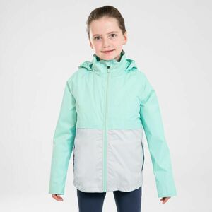 Jachetă impermeabilă 3 în 1 Alergare Kiprun Verde Copii imagine