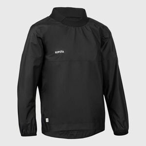 Jachetă Impermeabilă Protecţie Vânt Smocktop Rugby Negru Copii imagine