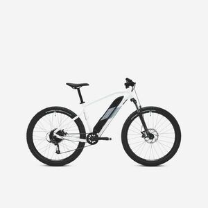Bicicletă MTB electrică semi-rigidă 27, 5" - E-ST 100 Alb-Albastru imagine