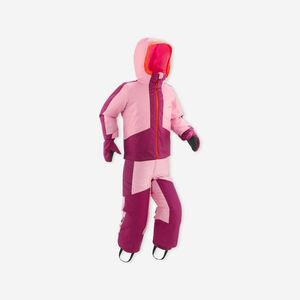 Costum schi 580 Călduros și impermeabil Roz Copii imagine
