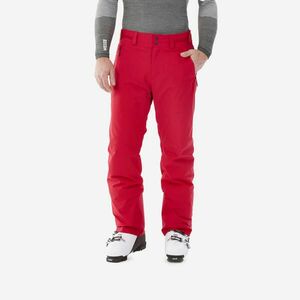 Pantalon călduros impermeabil schi 500 Roșu Bărbați imagine