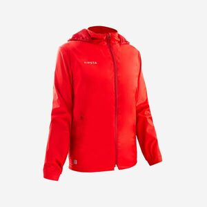 Jachetă Protecție ploaie Fotbal VIRALTO CLUB Roșu Copii imagine