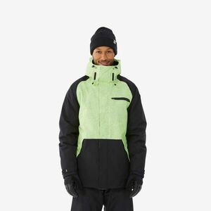 Geacă Snowboard 100 Verde-Negru Bărbați imagine