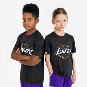 Tricou Baschet 900 NBA Lakers Negru Copii imagine
