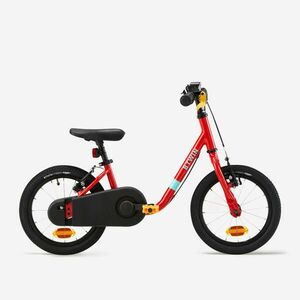 Bicicletă fără pedale 2 în 1 Discover 500 Roșu Copii 3-5 ani 14 inch imagine