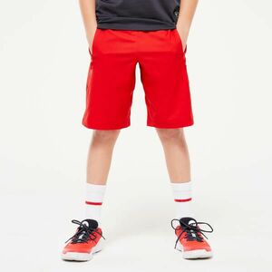 Pantalon scurt respirant Educație fizică W500 Roșu Copii imagine
