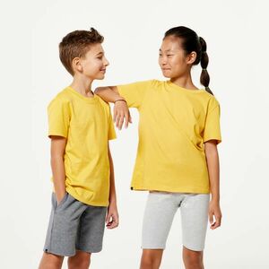 Tricou Bumbac Educație fizică Essentiel Galben Copii imagine