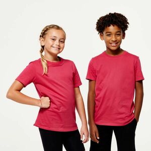 Tricou bumbac Educație fizică Essentiel Roz Copii imagine