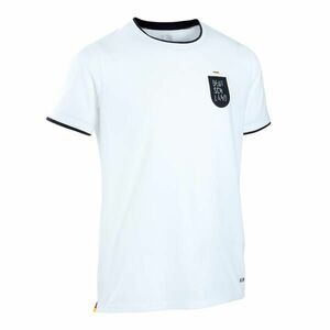 Tricou Fotbal FF100 Replică Germania 2024 Alb-Negru Copii imagine