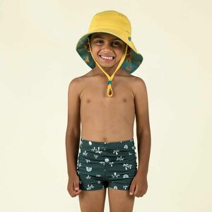 Boxeri înot Verde închis Imprimeu Soare Bebe / Copii imagine
