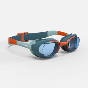 Ochelari înot Xbase Lentile Transparente Verde-portocaliu Copii imagine