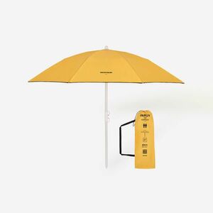 Umbrelă de plajă compact 2 locuri UPF 50+ Paruv 160 Galben imagine