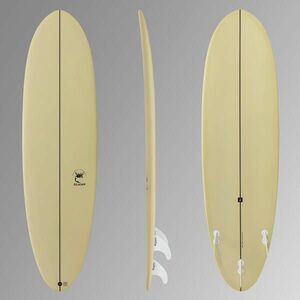 Placă surf 500 Hybride 6'4'' 3 înotătoare incluse imagine