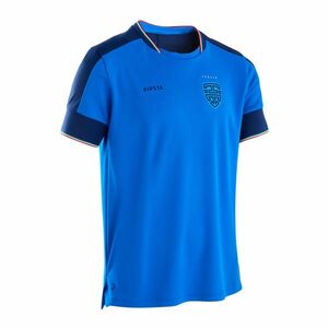 Tricou Fotbal FF500 Replică Italia 2024 Albastru Copii imagine