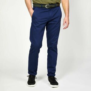Pantalon chino golf MW500 bumbac Albastru Bărbați imagine