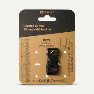 Cataramă rucsac chingă 15 mm - blocare dublă pin lock imagine